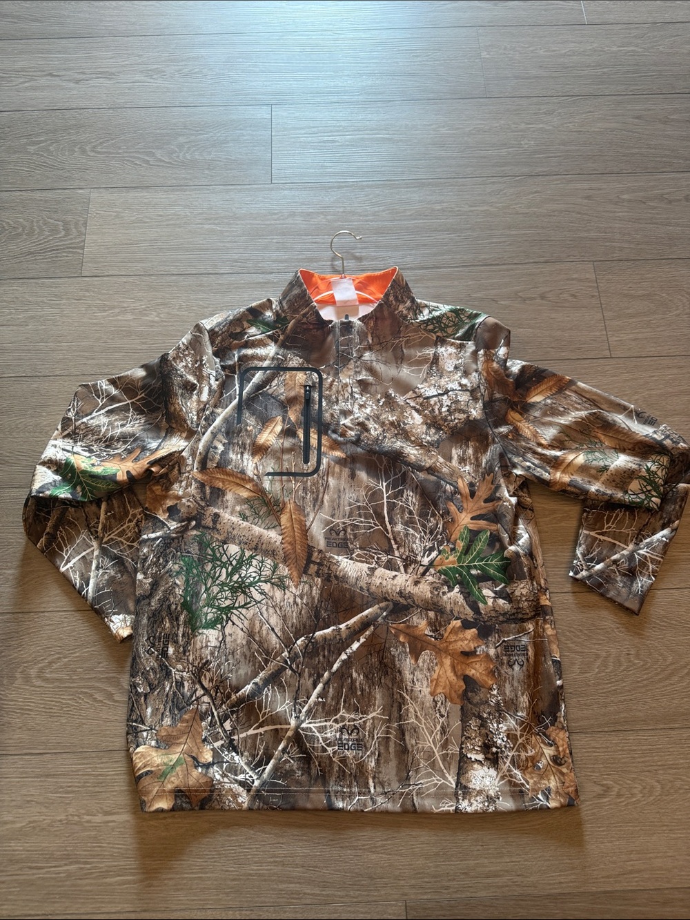 Puma Men's Real Tree Camouflage Shirt Jacket with Orange Trim